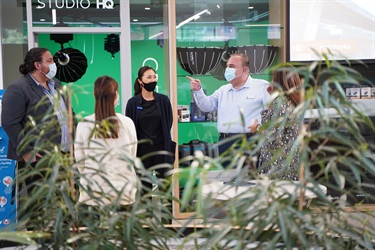 Guests socialising during Fairfield City HQ launch