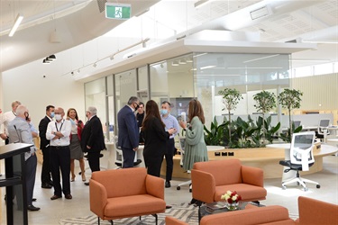 Guests-conversing-at-Fairfield-City-HQ-soft-opening-day.jpg