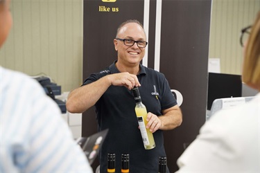 Cello Liqueur stall at the International Women's Day event held at Fairfield City HQ