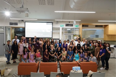 Group photo of attendees at the International Women's Day Business Networking event held at Fairfield City HQ