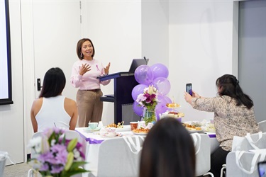 Deputy Mayor Dai Le at International Womens Day event in Fairfield City HQ