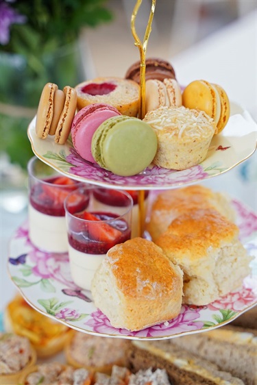 High tea food treats at International Womens Day event in Fairfield City HQ