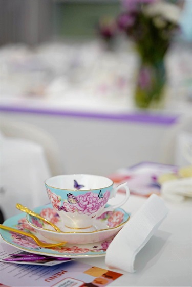 Image of tea cup from International Womens Day High Tea