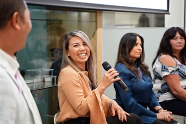 Guest-speaker-laughing-Guest-speaker-laughing-with-MC-at-International-Womens-Day-After-5-Networking-event-at-Fairfield-City-HQ.jpg