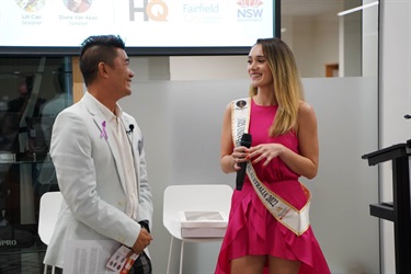 MC-Davie-Nguyen-and-special-guest-smiling-and-chatting-during-International-Womens-Day-After-5-Networking-event-at-Fairfield-City-HQ.jpg