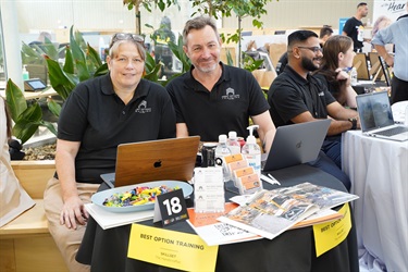 Information stall at SkillsRoad Expo at Fairfield City HQ