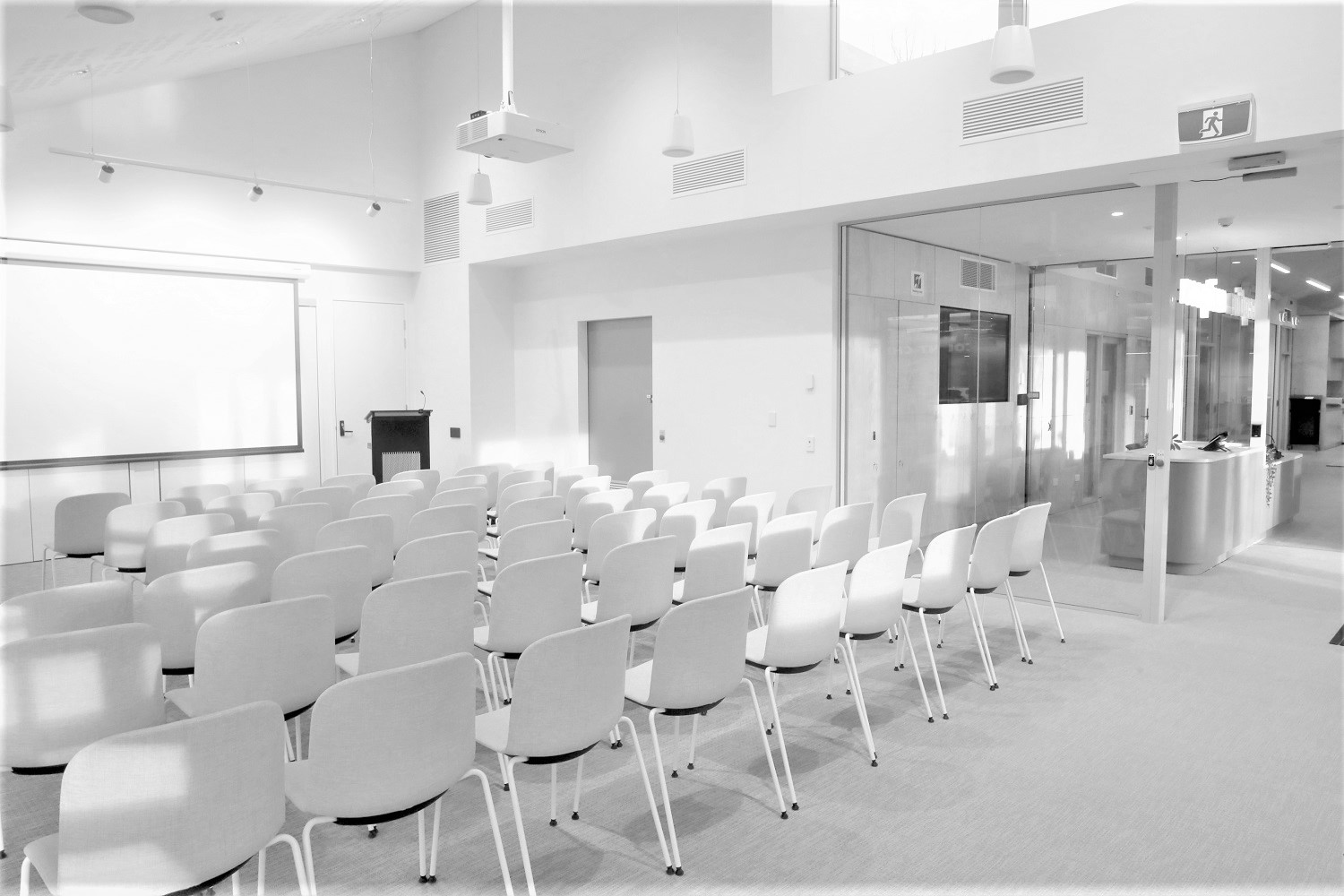 Community Space room and reception area in Fairfield City HQ